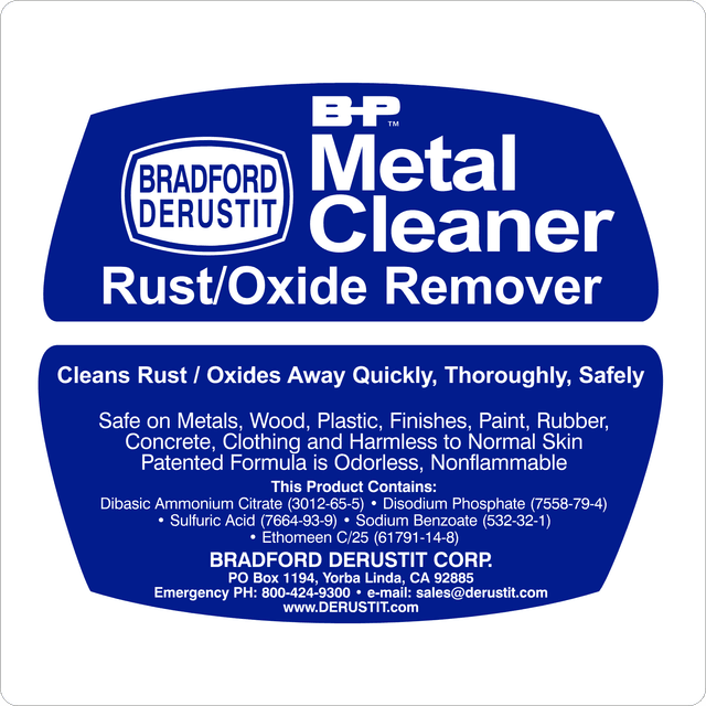 Picture of metalcleaner label