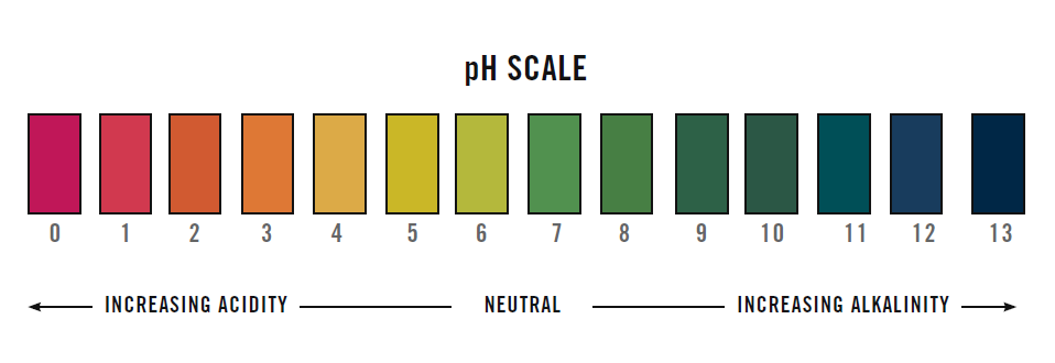 Ph Water Chart Color